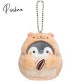 Cute Penguin Doll Keys Keychain Girls Cartoon Car Keyring Kawaii Women Bag Accessories Creative