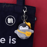 Cute Penguin Doll Keys Keychain Girls Cartoon Car Keyring Kawaii Women Bag Accessories Creative