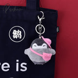 Cute Penguin Doll Keys Keychain Girls Cartoon Car Keyring Kawaii Women Bag Accessories Creative