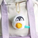 Cute Penguin Doll Keys Keychain Girls Cartoon Car Keyring Kawaii Women Bag Accessories Creative