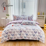Cute Rabbit Pattern 100% Cotton Bedding Set Small Fresh Style Skin Friendly Duvetcover&2Pcs