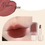 Cute Velvet Matte Lip Gloss Whitening Waterproof Long-Lasting Mud Ice Cream Lipstick For Women