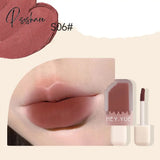 Cute Velvet Matte Lip Gloss Whitening Waterproof Long-Lasting Mud Ice Cream Lipstick For Women