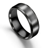 Titanium Steel Frosted Ring Stainless Steel Men's Brushed Ring Ring Jewelry