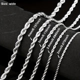 1pc Twisted Titanium Steel Necklace Personality Trend Necklace Fashion Jewelry Accessories For Men And Women