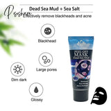 Dead Sea Mud Blackhead Remover Large Pores Cleansing Purifying Face Mask T Zone Nose Black Dots