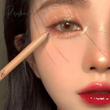 Diamond Glitter Eyeshadow Liner Pencil Eye Makeup Highlighter Waterproof Matte Pink Silkworm