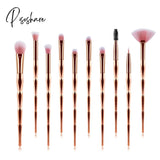 Diamond Makeup Brushes Set Beauty Make Up Brush Tool Cosmetic Powder Foundation Blending Eye Shadow