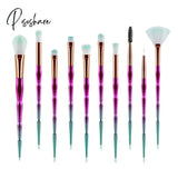 Diamond Makeup Brushes Set Beauty Make Up Brush Tool Cosmetic Powder Foundation Blending Eye Shadow