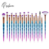 Diamond Makeup Brushes Set Beauty Make Up Brush Tool Cosmetic Powder Foundation Blending Eye Shadow