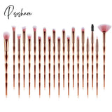 Diamond Makeup Brushes Set Beauty Make Up Brush Tool Cosmetic Powder Foundation Blending Eye Shadow