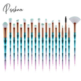 Diamond Makeup Brushes Set Beauty Make Up Brush Tool Cosmetic Powder Foundation Blending Eye Shadow