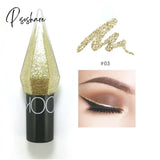 Diamond Shiny Liquid Eyeliner Pearlescent Waterproof Silver Rose Gold Glitter Sequins Eye Shadow