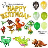 Dinosaur Party Supplies Little Dino Theme Decorations Banner Balloon Set For Kids Boy 1St Birthday