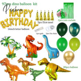 Dinosaur Party Supplies Little Dino Theme Decorations Banner Balloon Set For Kids Boy 1St Birthday