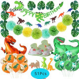 Dinosaur Party Supplies Little Dino Theme Decorations Banner Balloon Set For Kids Boy 1St Birthday