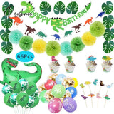 Dinosaur Party Supplies Little Dino Theme Decorations Banner Balloon Set For Kids Boy 1St Birthday