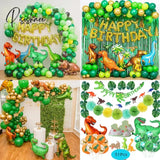 Dinosaur Party Supplies Little Dino Theme Decorations Banner Balloon Set For Kids Boy 1St Birthday