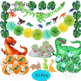 Dinosaur Party Supplies Little Dino Theme Decorations Banner Balloon Set For Kids Boy 1St Birthday