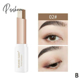 Double Color Glitter Eye Shadow Stick Matte Eyeshadow Makeup Waterproof Bicolor Shimmer Cosmetics