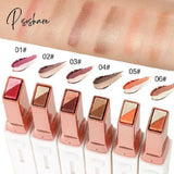 Double Color Glitter Eye Shadow Stick Matte Eyeshadow Makeup Waterproof Bicolor Shimmer Cosmetics