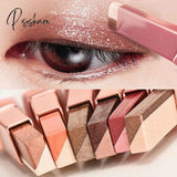 Double Color Glitter Eye Shadow Stick Matte Eyeshadow Makeup Waterproof Bicolor Shimmer Cosmetics