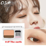 Double Color Gradient Lazy Eye Shadow Makeup Palette Glitter Eyeshadow Pallete Waterproof Shimmer