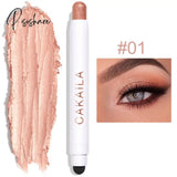 Double Head Eye Shadow Stick Waterproof Cosmetic Eyeshadow Pen Highlighter Cream Pencil For Women