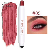 Double Head Eye Shadow Stick Waterproof Cosmetic Eyeshadow Pen Highlighter Cream Pencil For Women