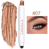 Double Head Eye Shadow Stick Waterproof Cosmetic Eyeshadow Pen Highlighter Cream Pencil For Women