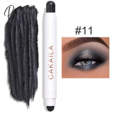 Double Head Eye Shadow Stick Waterproof Cosmetic Eyeshadow Pen Highlighter Cream Pencil For Women