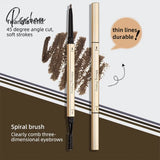 Double Head Eyebrow Pencil Long Lasting Waterproof 5 Colors Eye Brow Pen Tint Mascara Enhance