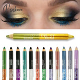 Double-Headed Durable Sweatproof Eyeliner Pencil Eye Shadow Lasting Liner Pigment Waterproof Makeup