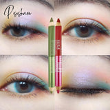 Double-Headed Durable Sweatproof Eyeliner Pencil Eye Shadow Lasting Liner Pigment Waterproof Makeup