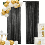 2/4pcs Vibrant Multi-Color Sequin Backdrop Curtain - Sparkling Photography Prop, Birthday Party Decor, Wedding Decoration, Home Decor Accent - Reusable, Easy to Hang, Durable, and Versatile Background Curtain for Memorable Mo