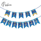 Eid Mubarak Banner Glitter Star Moon Letter Paper Bunting Garland Islamic Muslim Party Ramadan