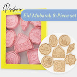 Eid Mubarak Biscuit Mold Ramadan Kareem Decoration Cookie Cutter Set 2023 Islamic Muslim Festival