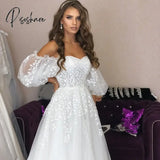 Elegant A-Line Wedding Dresses Double V-Neck Sleeveless Satin Bridal Dress Boho White Customize To