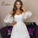 Elegant A-Line Wedding Dresses Double V-Neck Sleeveless Satin Bridal Dress Boho White Customize To