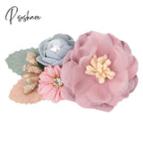 Elegant Flower Hair Clips For Women Girls 8 Style Big Holiday Sand Beach Bridal Accessories 02