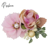 Elegant Flower Hair Clips For Women Girls 8 Style Big Holiday Sand Beach Bridal Accessories 08