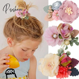 Elegant Flower Hair Clips For Women Girls 8 Style Big Holiday Sand Beach Bridal Accessories