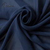 Elegant Satin Mother Of The Bride Dresses 2 Pieces O Neck 3/4 Sleeves Wedding Party Gowns Bow