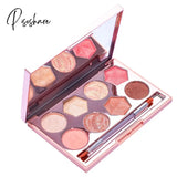 Eye Shadow Shimmering Pearl Waterproof Small Plate Portable Diamond Highlighter Eyeshadow Palette