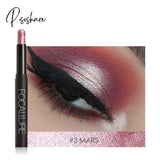 Eyeshadow Stick 12 Colors Shiny Eye Shadow Pencil Eyes Makeup Pen Lasting Shimmer Waterproof