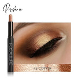 Eyeshadow Stick 12 Colors Shiny Eye Shadow Pencil Eyes Makeup Pen Lasting Shimmer Waterproof