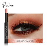 Eyeshadow Stick 12 Colors Shiny Eye Shadow Pencil Eyes Makeup Pen Lasting Shimmer Waterproof