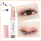 Eyeshadow Stick Stereo Gradien Shimmer Double Color Eye Shadow Cream Pen Makeup Cosmetics Tool