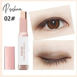 Eyeshadow Stick Stereo Gradien Shimmer Double Color Eye Shadow Cream Pen Makeup Cosmetics Tool