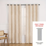 1pc Bronzing Silvery Branch Blackout Curtain - Modern, Simple, Bedroom, Balcony, Living Room, Floating Window, Office Decoration, Light Blocking, Room Darkening, Stylish, Versatile